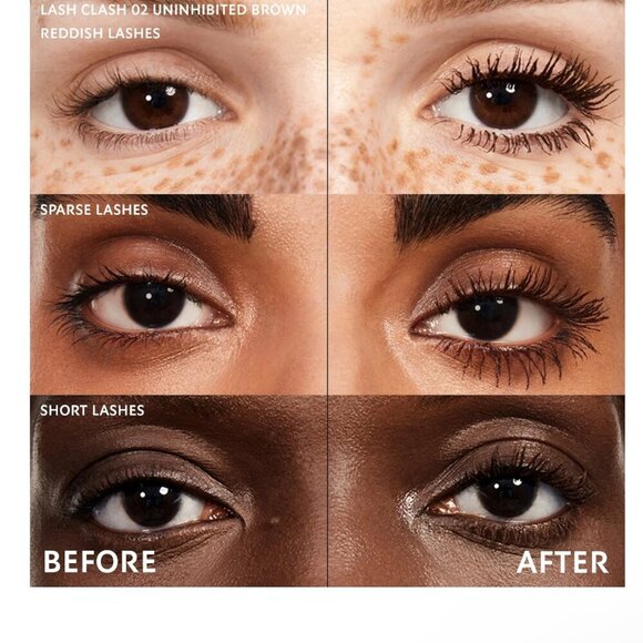 YSL YVES SAINT LAURENT LASH CLASH #02 BROWN 8ML .27fl oz EXTREME VOLUME MASCARA - Picture 2 of 5